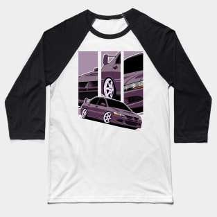 Mitsubishi Lancer Evolution VIII Baseball T-Shirt